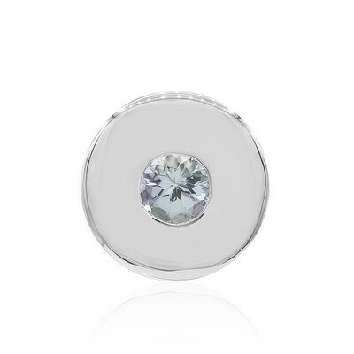 Unheated Tanzanite Silver Pendant