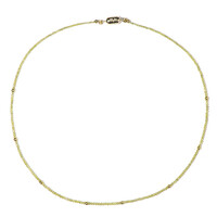 9K Yellow Diamond Gold Necklace
