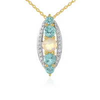 Welo Opal Silver Necklace