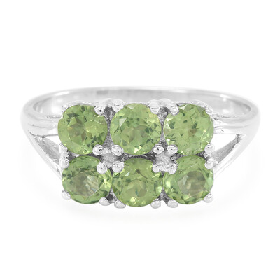 Russian Apatite Silver Ring