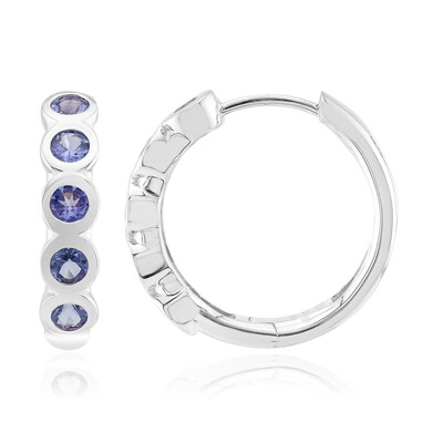 Tanzanite Silver Earrings (Pallanova)