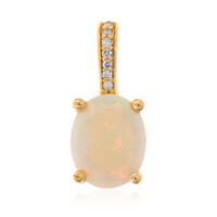 18K Welo Opal Gold Pendant