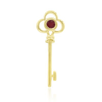 Ruby Silver Pendant