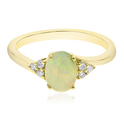 10K AAA Welo Opal Gold Ring