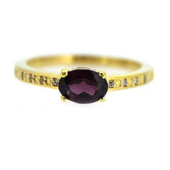 Rhodolite Silver Ring
