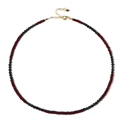 Ruby Silver Necklace