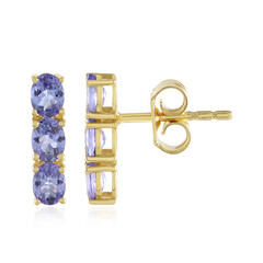 Tanzanite Silver Earrings