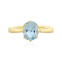 Sky Blue Topaz Silver Ring