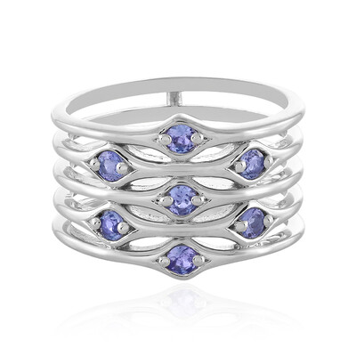 Tanzanite Silver Ring