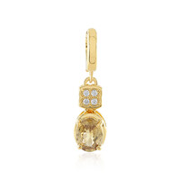 Canary Zircon Silver Pendant