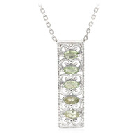 Paraiba Tourmaline Silver Necklace