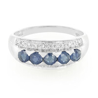 Kanchanaburi Sapphire Silver Ring