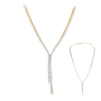 14K SI1 (G) Diamond Gold Necklace