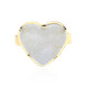 Druzy Agate Silver Ring (Bali Barong)