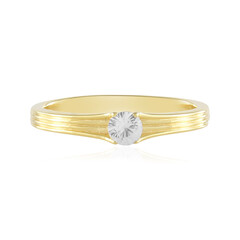 White Sapphire Silver Ring