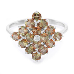 Andalusite Silver Ring