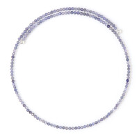 Tanzanite Steel Choker (Riya)