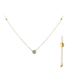 Sky Blue Topaz Silver Necklace