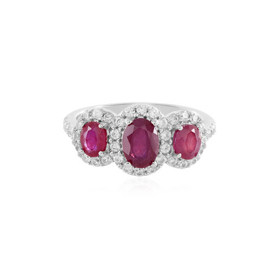 Madagascar Ruby Silver Ring