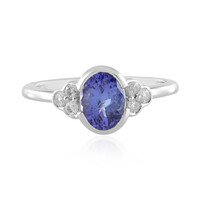 Tanzanite Silver Ring (Adela Silber)