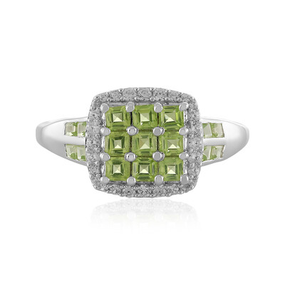 Arizona Peridot Silver Ring
