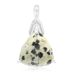 Dalmatian Jasper Silver Pendant