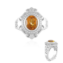 Mandarin Citrine Silver Ring (Dallas Prince Designs)