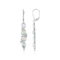White Moonstone Silver Earrings (KM by Juwelo)
