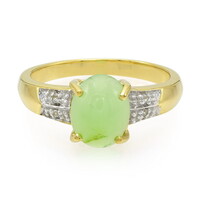 Imperial Chrysoprase Silver Ring