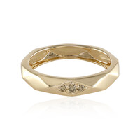 9K I3 Champagne Diamond Gold Ring (de Melo)