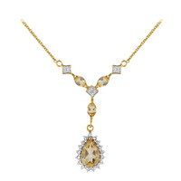 Citrine Silver Necklace
