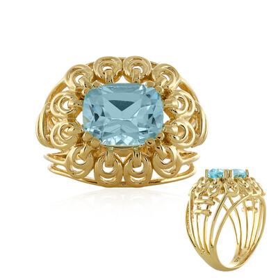 Sky Blue Topaz Silver Ring