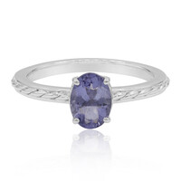 Iolite Silver Ring