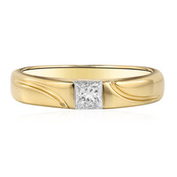 18K IF (D) Diamond Gold Ring