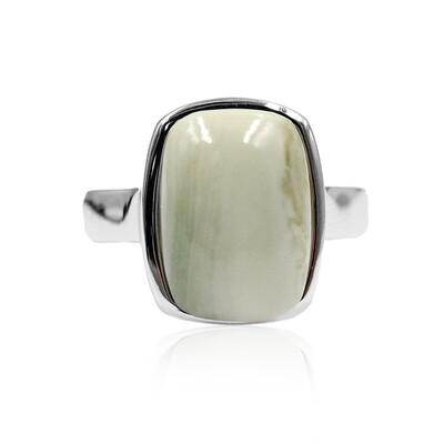 Serpentine Silver Ring