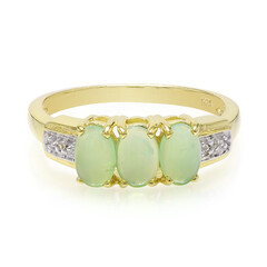 Imperial Chrysoprase Silver Ring