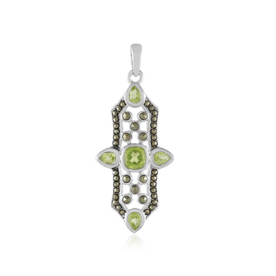 Peridot Silver Pendant