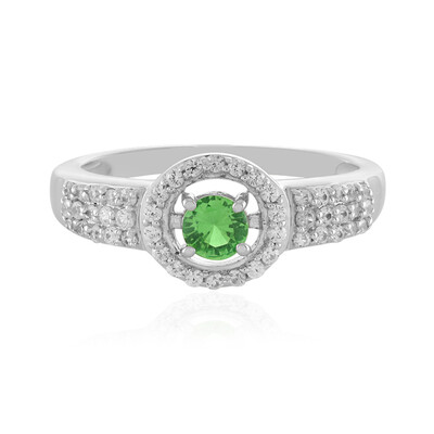 Tanzanian Tsavorite Silver Ring
