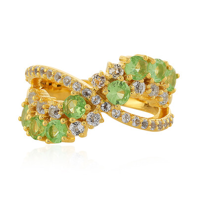 Tsavorite Silver Ring