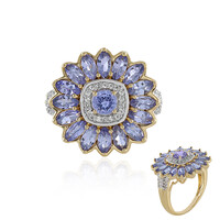 Tanzanite Silver Ring