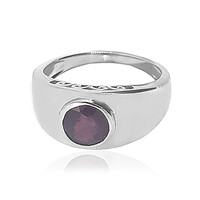 Ruby Silver Ring