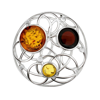 Baltic Amber Silver Pendant (dagen)