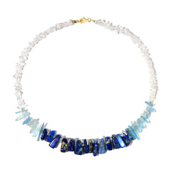 White Quartz Silver Necklace