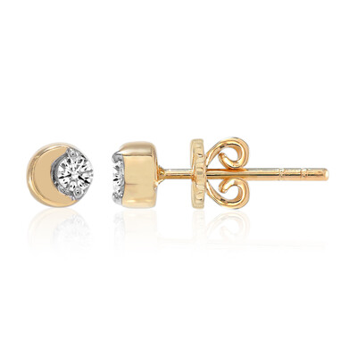 9K SI1 (G) Diamond Gold Earrings (Annette)