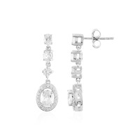 Zircon Silver Earrings