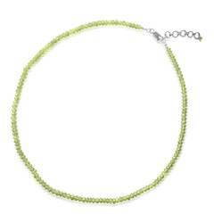 Peridot Silver Necklace