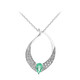 14K AAA Zambian Emerald Gold Necklace (CIRARI)