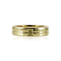 I1 (Yellow Diamond) Silver Ring