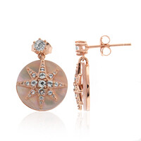 Mother of Pearl Silver Earrings