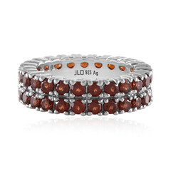 Mozambique Garnet Silver Ring
